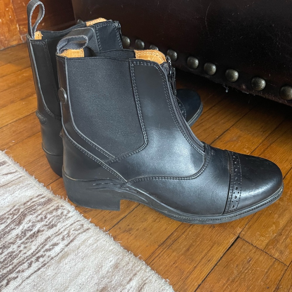 Ovation Women's Aeros Show Zip Paddock Riding
Boots Sz. 8 Equestrian Leather